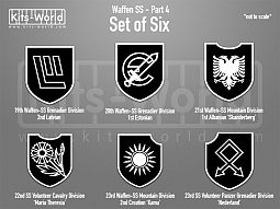 Kitsworld SAV Sticker Set - Waffen SS - Part 4 